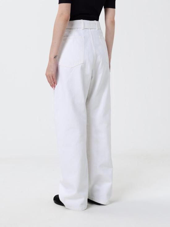 26SS 르메르 트위스트 벨티드 팬츠 PA326DLD10 70086 White - LEMAIRE