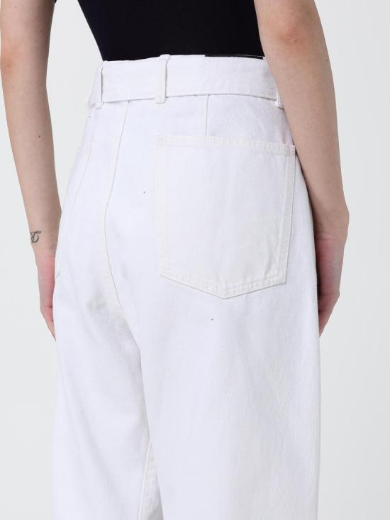 26SS 르메르 트위스트 벨티드 팬츠 PA326DLD10 70086 White - LEMAIRE