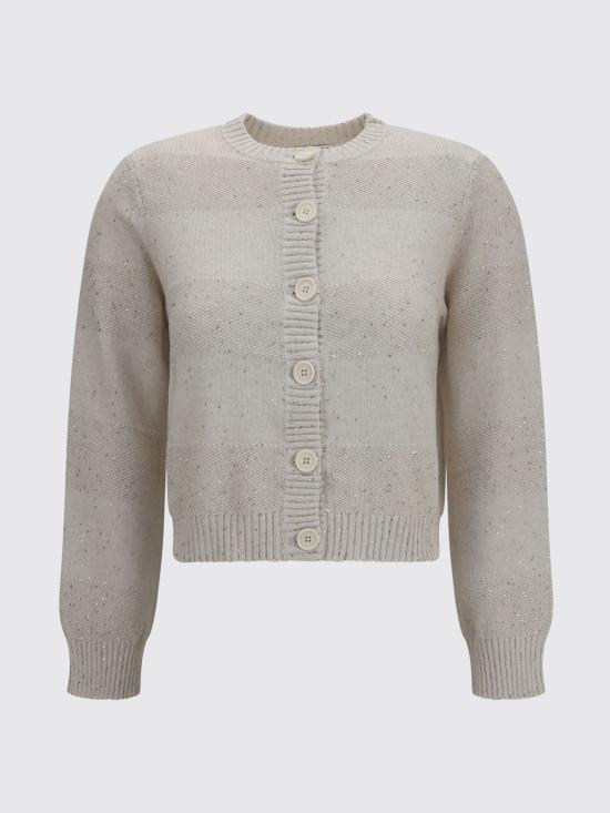 26SS 브루넬로 쿠치넬리 가디건 MDV754816 CJ430 Natural - BRUNELLO CUCINELLI