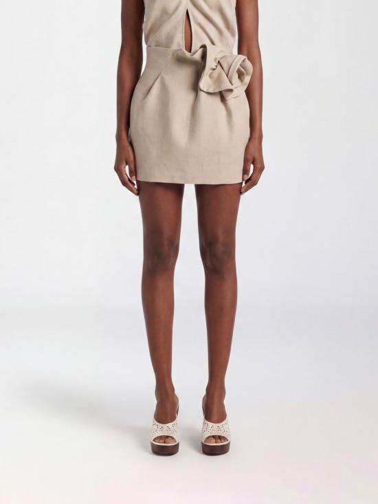 26SS 마그다뷰트림 미디 스커트 233526 Beige