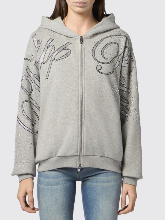26SS 필립 플레인 후드 티셔츠 SAFCWJB1934PTE003N 10 Grey