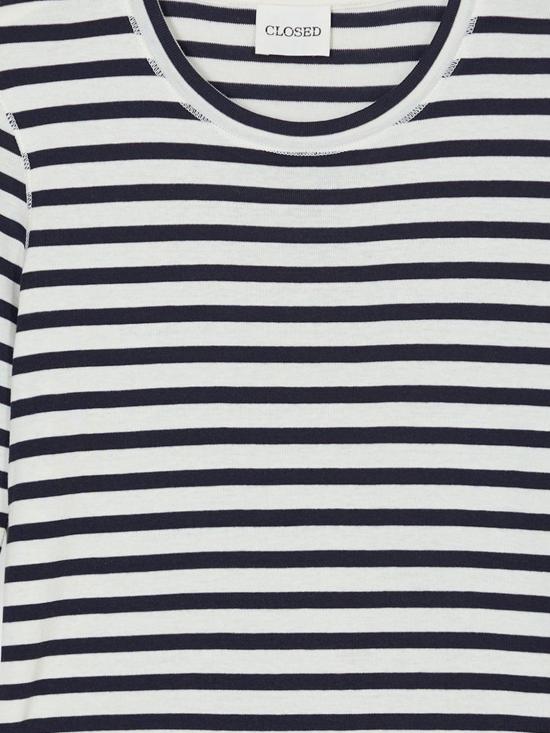 26SS 클로즈드 반팔 티셔츠 C95025420ST 568 Blue - CLOSED