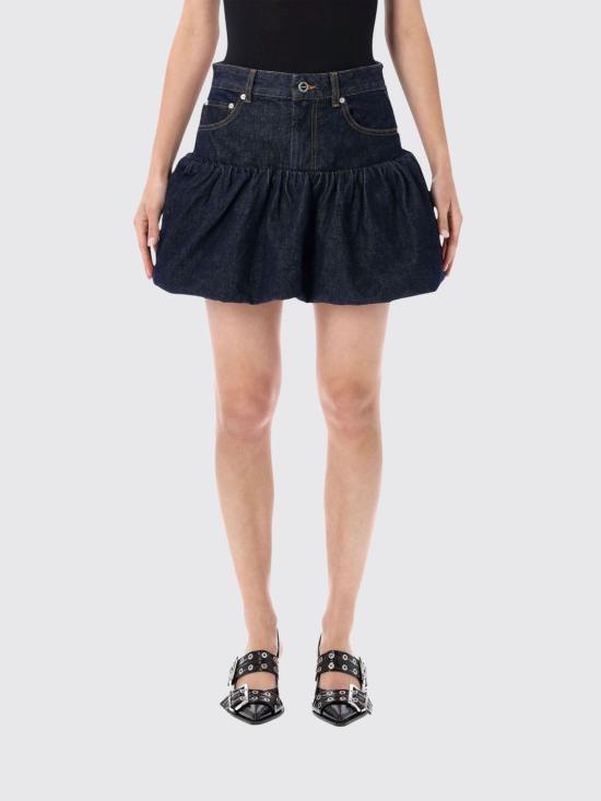 26SS 가니 린스 데님 스커트 A1090097 077 Denim