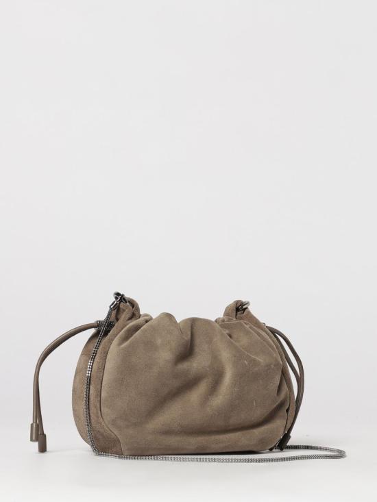 26SS 브루넬로 쿠치넬리 클러치/파우치 MBHID2667 C8187 Brown - BRUNELLO CUCINELLI