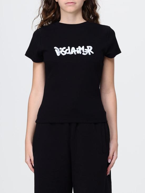 26SS 디스클레이머 반팔 티셔츠 55563 NERO Black