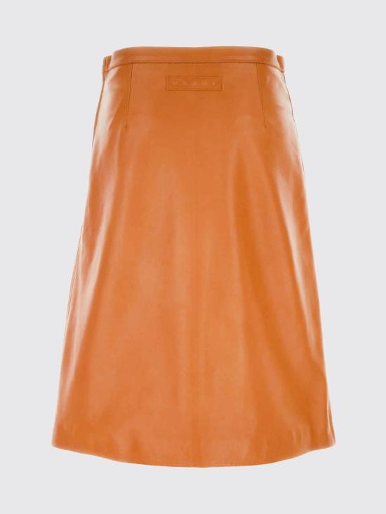 26SS 마르니 미디 스커트 GOMX0840SUULA767 00M07 Rust - MARNI