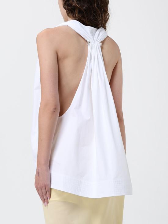 26SS 자크뮈스 민소매 티셔츠 TOW00115AW00648 100 White - JACQUEMUS