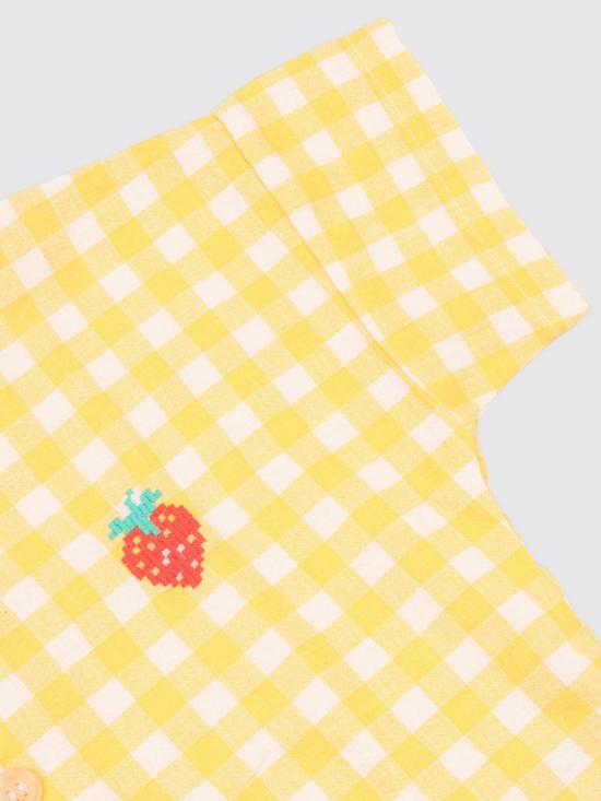 26SS [키즈] 보보쇼즈 티셔츠 B126AB145 721 Yellow - BOBO CHOSES