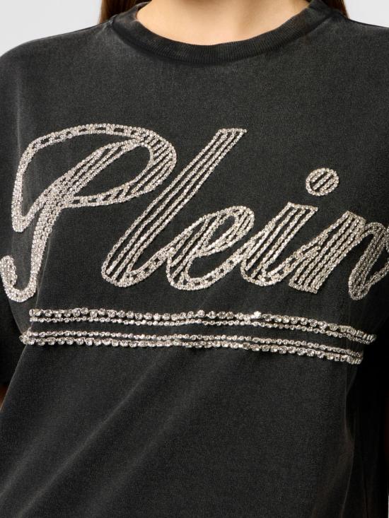 26SS 필립 플레인 반팔 티셔츠 SAFCWTK3872PTE004N 02 Black - PHILIPP PLEIN