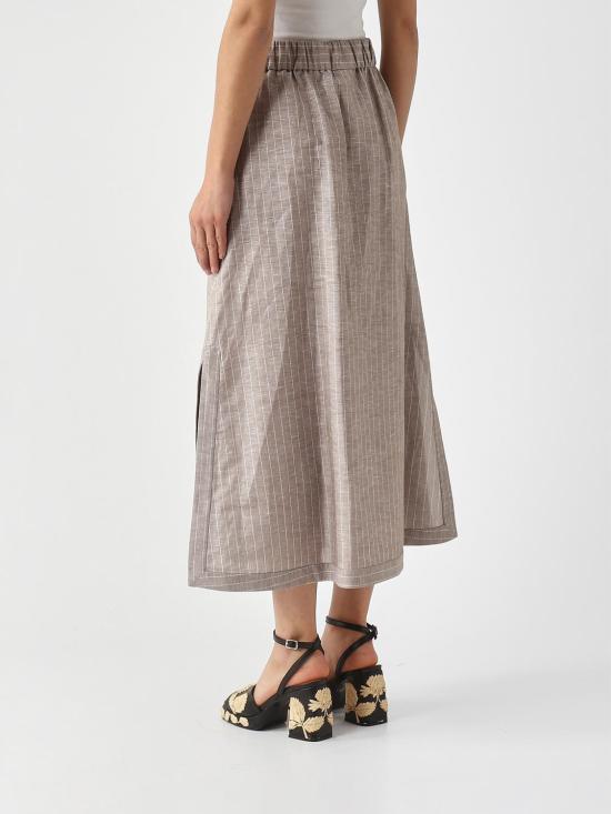 26SS 막스마라 롱 스커트 2616101018600 004 Grey - MAX MARA