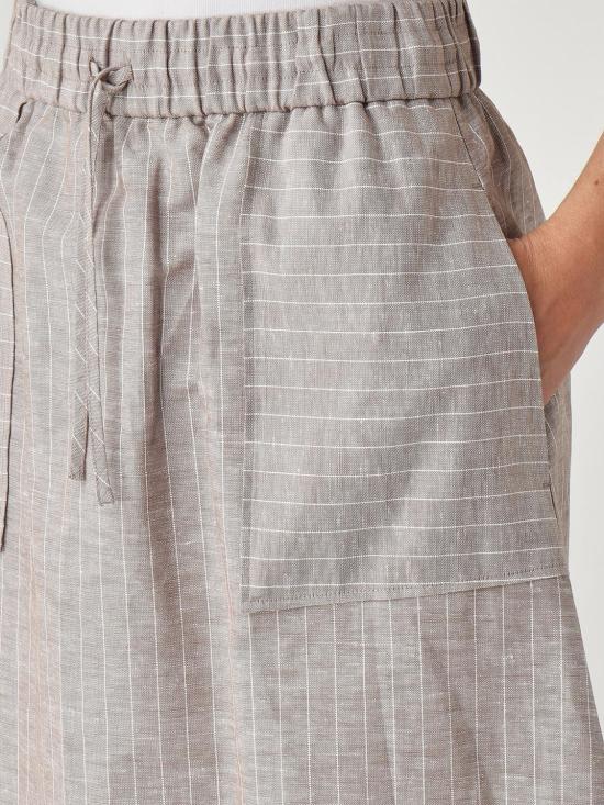 26SS 막스마라 롱 스커트 2616101018600 004 Grey - MAX MARA