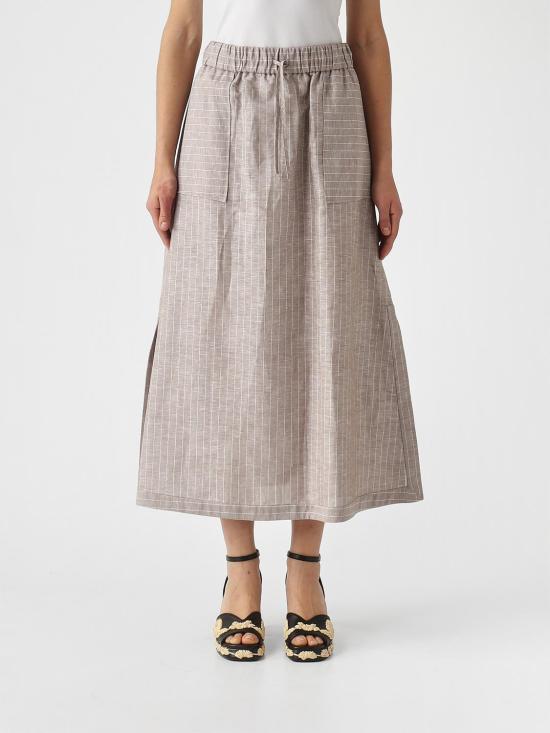 26SS 막스마라 롱 스커트 2616101018600 004 Grey