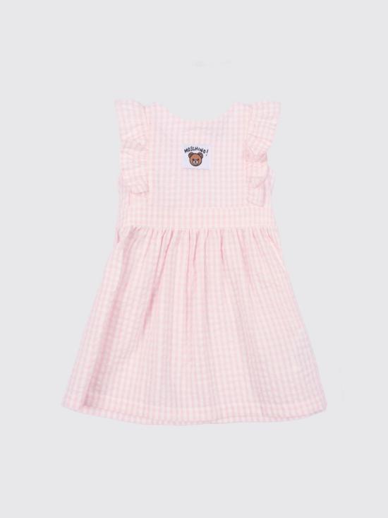 26SS [키즈] 모스키노 원피스 MDV0DCLZE10 82543 Pink