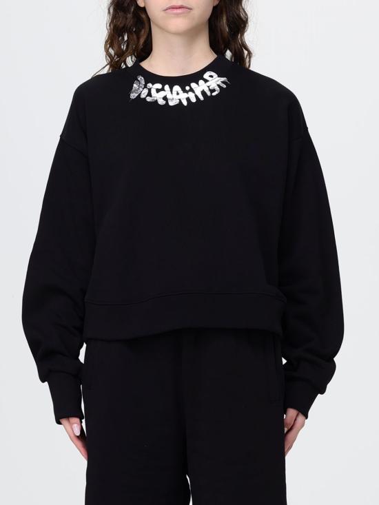 26SS 디스클레이머 스웨터 55659 NERO Black