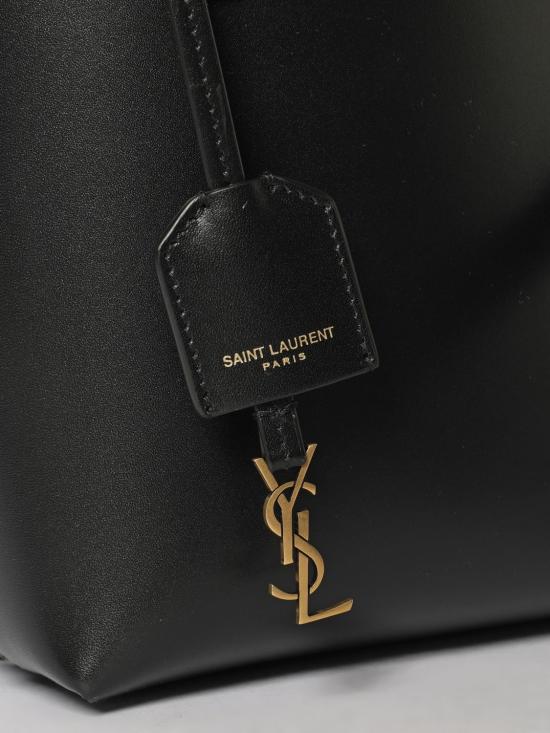 26SS 생로랑 박스 레더 미니 토이 토트백 773995AADDI 1000 Black - SAINT LAURENT