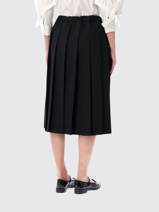 26SS 꼼데가르송 미디 스커트 NQS002 1 Black - COMME DES GARCONS