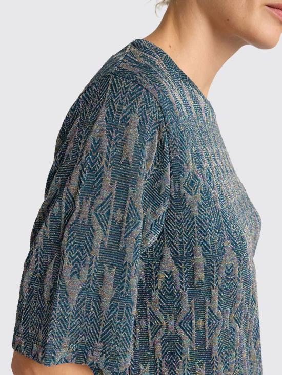 26SS 모모니 반팔 티셔츠 265MMOTS001265MO23 8095 Teal - MOMONI