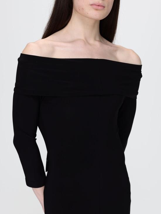26SS 노마카말리 롱 원피스 KK1263PLT66 001 Black - NORMA KAMALI