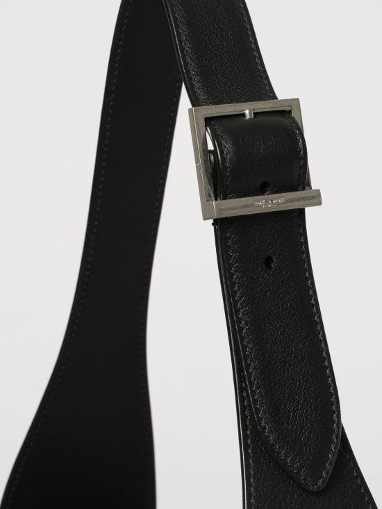 26SS 생로랑 LE 5 A 7 서플 라지 그레인드 레더백 753837AACQG 1000 Black - SAINT LAURENT