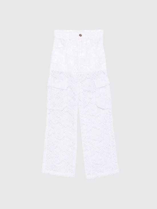 26SS [키즈] 미스블루마린 스트레이트 팬츠 BFPA0410RI009 0000 Yellow Cream