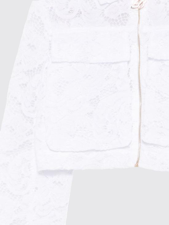 26SS [키즈] 미스블루마린 캐주얼 자켓 BFGC0060RI009 0000 Yellow Cream - MISS BLUMARINE