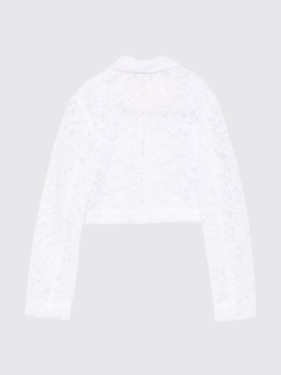 26SS [키즈] 미스블루마린 캐주얼 자켓 BFGC0060RI009 0000 Yellow Cream - MISS BLUMARINE