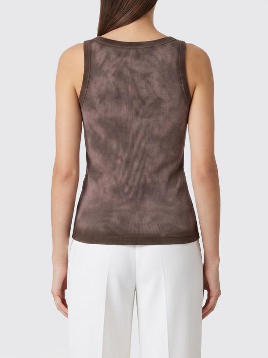 26SS 핑코 민소매 티셔츠 107306A3H5 L72 Brown - PINKO