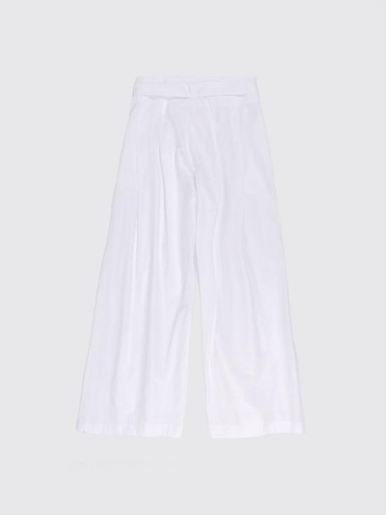 26SS [키즈] 모나리자 스트레이트 팬츠 17G4037116 0099 White - MONNALISA
