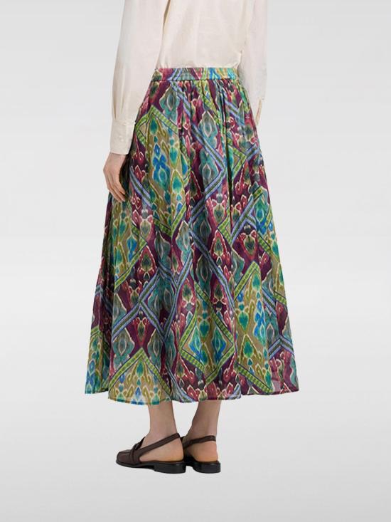 26SS 모모니 롱 스커트 261MMOSK00326107MO 8740 Turquoise - MOMONI