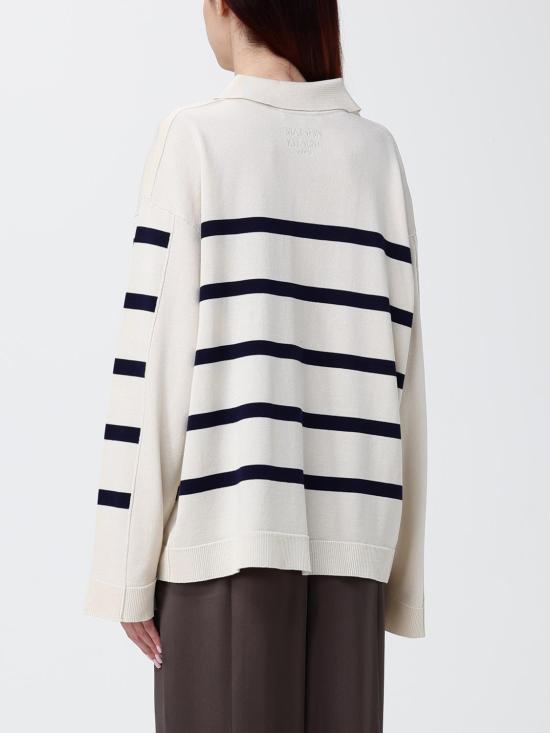 26SS 메종키츠네 스웨터 QW00802KT1187 502 Ecru - MAISON KITSUNE
