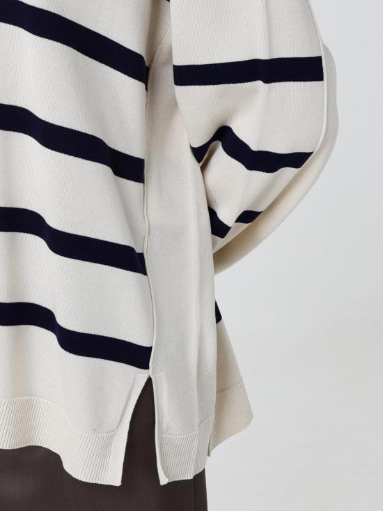 26SS 메종키츠네 스웨터 QW00802KT1187 502 Ecru - MAISON KITSUNE