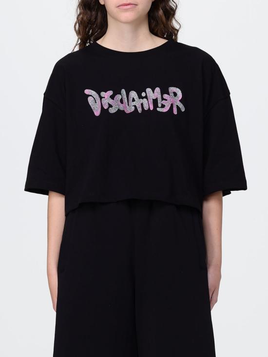 26SS 디스클레이머 반팔 티셔츠 55608 NERO Black