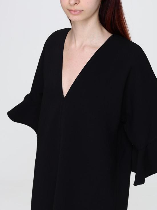 26SS 가니 미디 원피스 A1030171 099 Black - GANNI