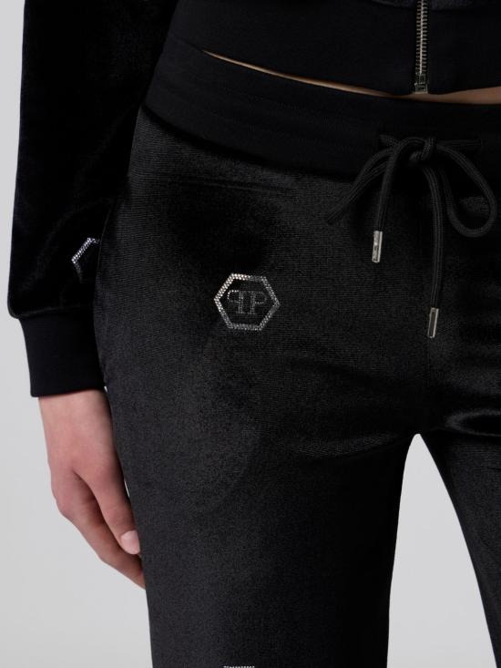 26SS 필립 플레인 스트레이트 팬츠 SAFCWJT2168PTE003N 02 Black - PHILIPP PLEIN