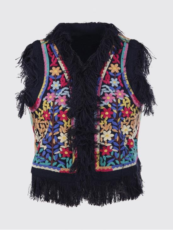26SS 안틱 바틱 베스트 RAINBOW1GIL NAVY Blue - Antik Batik