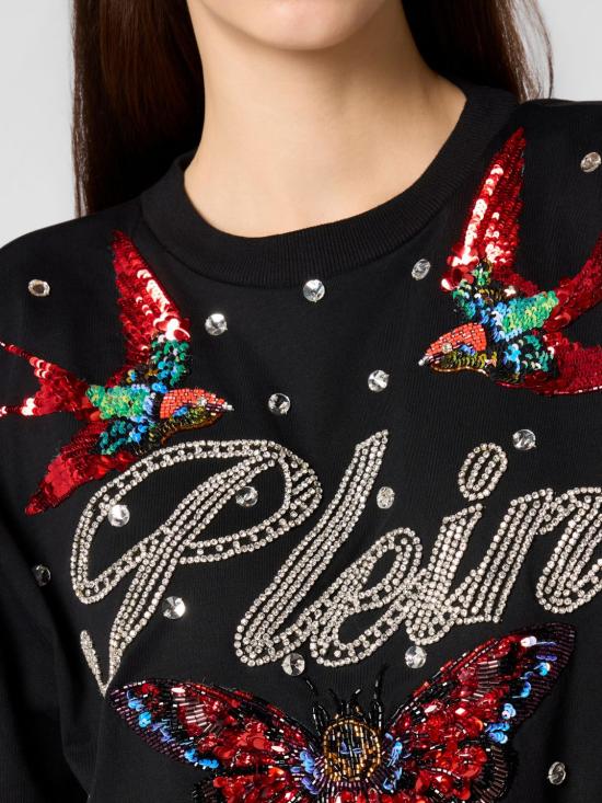 26SS 필립 플레인 숏 원피스 SAFCWTG0681PJY002N 02 Black - PHILIPP PLEIN