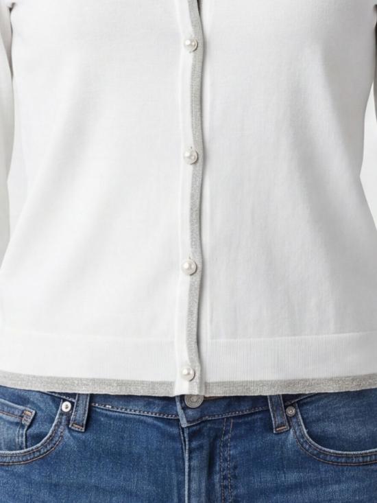 26SS 리우조 가디건 WXX056MS49I 10701 White - LIU JO