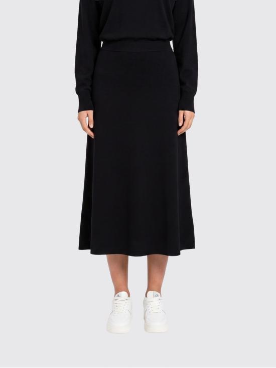 26SS 트윈셋 롱 스커트 261LL3LBB 00006 Black