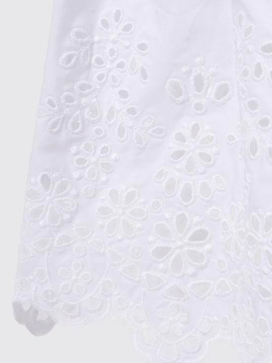 26SS [키즈] 에르마노 설비노 스커트 Z1G7087970 0099 White - ERMANNO SCERVINO