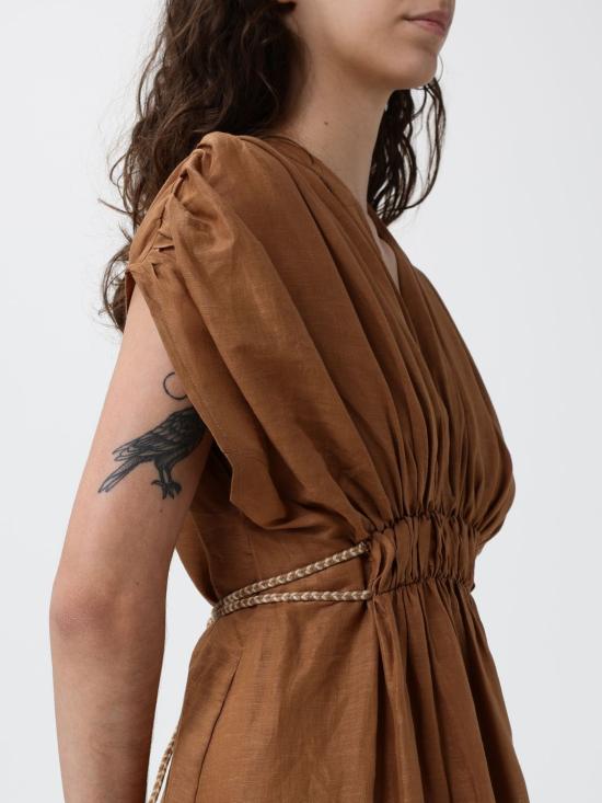 26SS 120 리노 롱 원피스 33BLIW4PLQ000G494 700681 Leather - 120 LINO