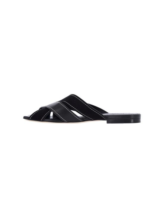 26SS 토즈 레더 크로스 스트랩 샌들 XXW99L0JY50V1SB999 Black - TODS