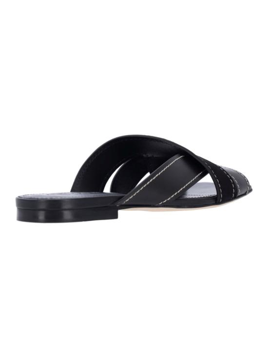 26SS 토즈 레더 크로스 스트랩 샌들 XXW99L0JY50V1SB999 Black - TODS