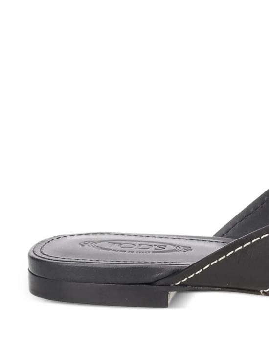 26SS 토즈 레더 크로스 스트랩 샌들 XXW99L0JY50V1SB999 Black - TODS