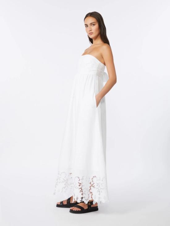 26SS 막스마라 미디 원피스 2616221012600002 White - MAX MARA