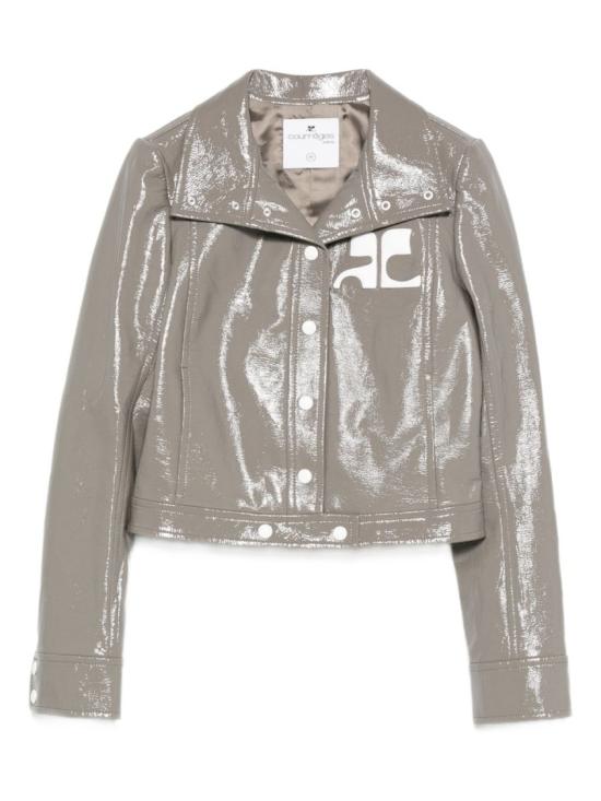 26SS 쿠레쥬 가죽 자켓 223CBL005VY0014 1099 Grey