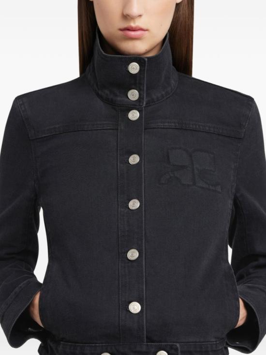 26SS 쿠레쥬 자켓 126DBL335DE0059 9991 Black - COURREGES