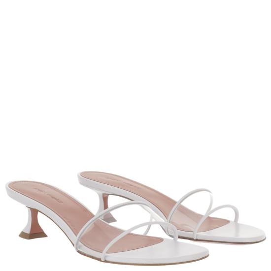 26SS 아미나 무아디 뮬/슬리퍼 ANDREEAGLASSSLIPPER45WHITETRANSPARENT White - AMINA MUADDI