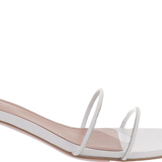 26SS 아미나 무아디 뮬/슬리퍼 ANDREEAGLASSSLIPPER45WHITETRANSPARENT White - AMINA MUADDI