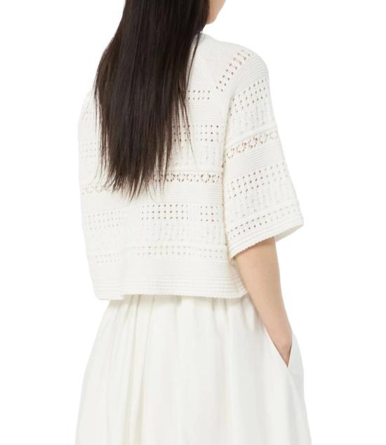 26SS 막스마라 반팔 티셔츠 2615361033600001 White - MAX MARA