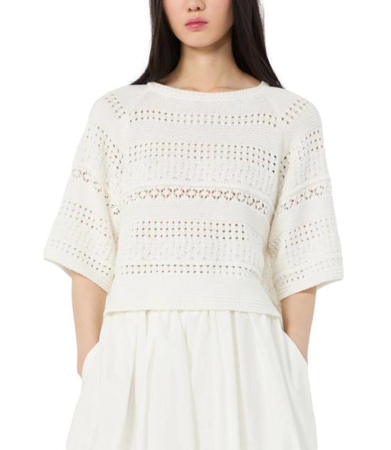 26SS 막스마라 반팔 티셔츠 2615361033600001 White - MAX MARA